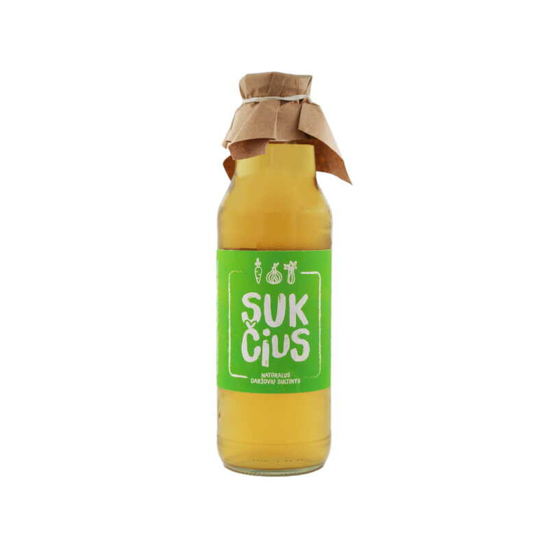 Natūralus daržovių sultinys SUKČIUS, 750 ml