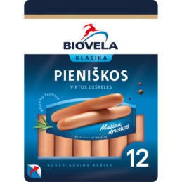 Virtos pieniškos dešrelės BIOVELA, a.r., 520 g