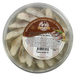 Silkės filė be odos aliejuje, 400 g