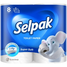 Tualetinis popierius SELPAK, 3sl., 8 vnt