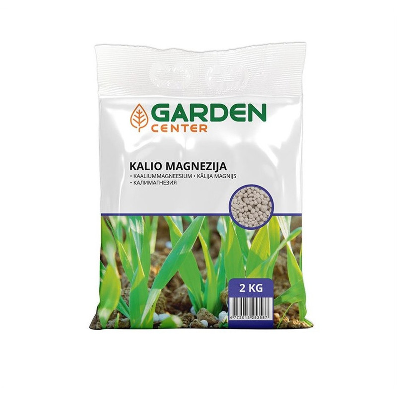 Kalio magnezijos trąšos GARDEN CENTER, 2 kg