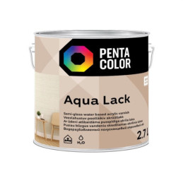 Akrilinis lakas Pentacolor Aqua Lack, pusiau blizgus, 2.7 l