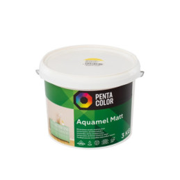 Dažai Pentacolor Aquamel, šviesiai geltoni, matinis 3 kg.