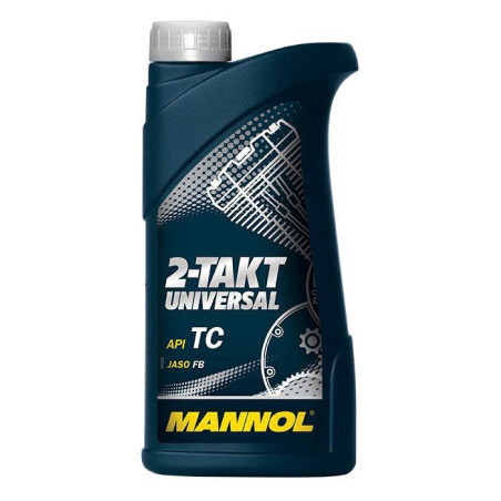 Motociklo variklio tepalas Mannol 2-takt universal, 1 l