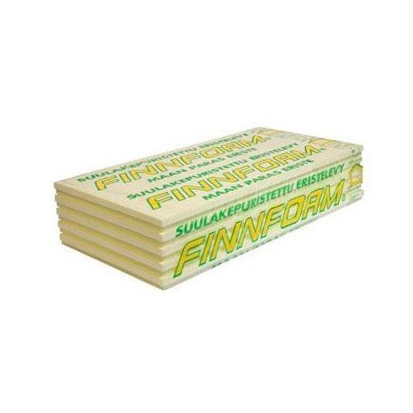 Ekstruzinis polistirenas Finnfoam FL-300 XX, 50x585x1235 mm