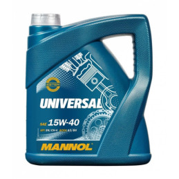 Automobilio variklio tepalas Mannol Universal, 15W-40, 5 l