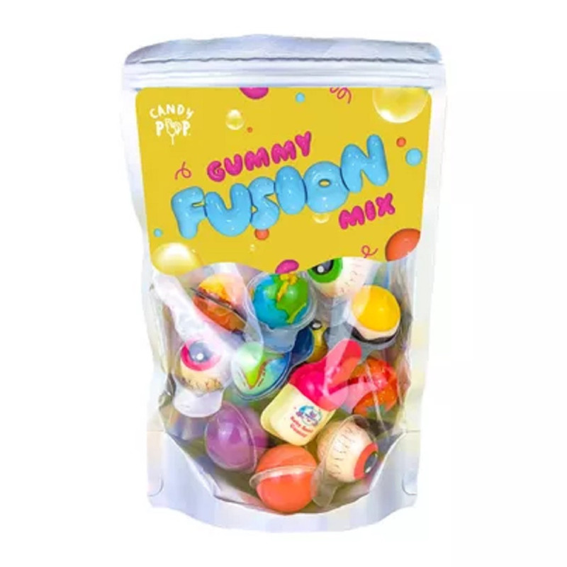 Guminukai su įdaru CANDY POP GUMMY FUSION MIX, 150 g