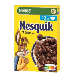 Sausi pusryčiai NESTLE NESQUIK, kakavos. sk, 375 g