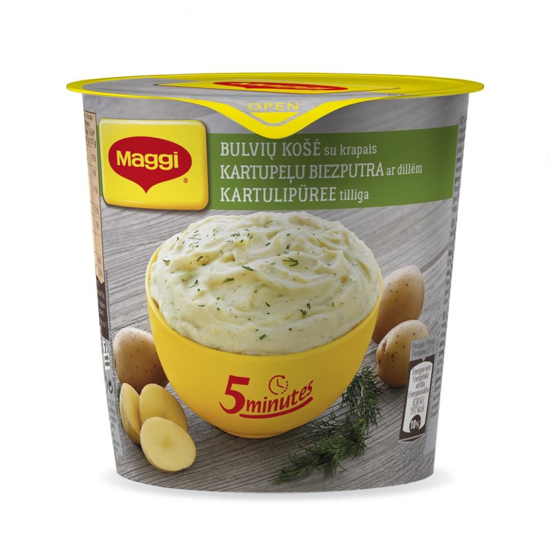 Bulvių košė su krapais MAGGI 5MT, 50 g