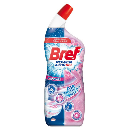 WC valiklis BREF POWER AKTIV GEL FLOWER, 700 ml