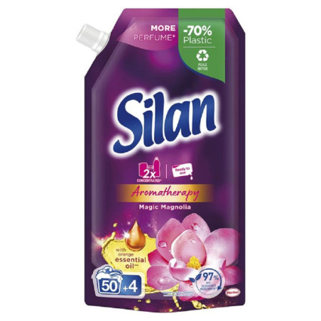 Skalbinių minkštiklis SILAN Aromatherapy Magic Magnolia, 54 skalb., 594 ml