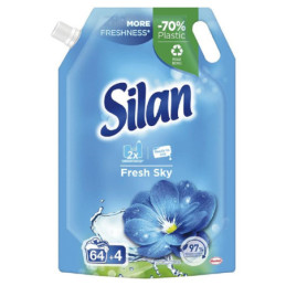 Skalbinių minkštiklis SILAN Fresh Sky (Doypack) 68 skalb., 748 ml