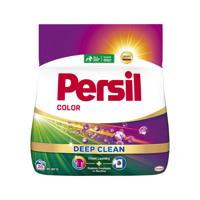 Skalbimo milteliai PERSIL COLOR, 20 skalbimų, 1,1 kg