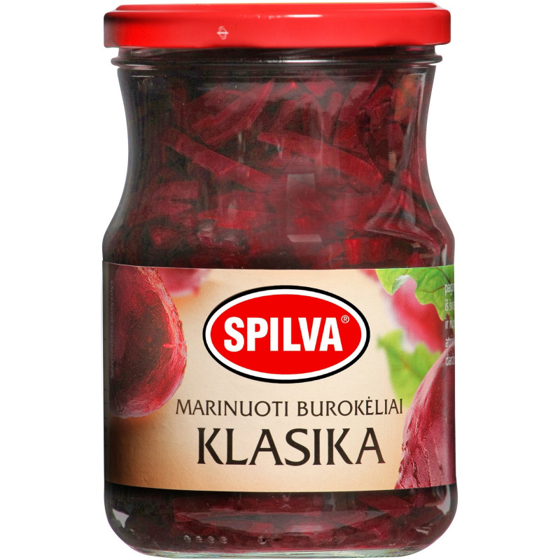 Marinuoti burokėliai SPILVA KLASIKA, 570 g