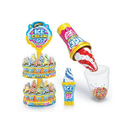 Ledinukas su mini saldainiais Johny Bee®  Ice Cream Pop Stand, 27 g