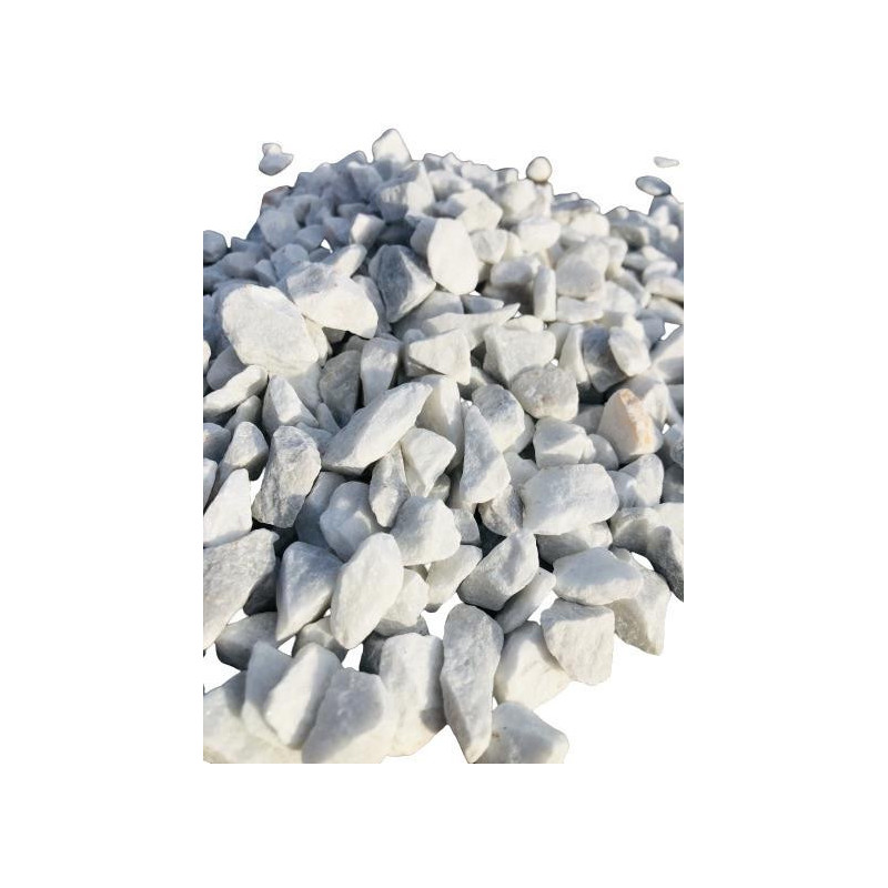 Dekoratyviniai akmenys BIANCO CARRARA, 12-16mm, 20 kg