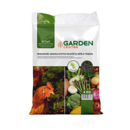 Trąšos granuliuotos organinės Garden Center Activit, 4 kg