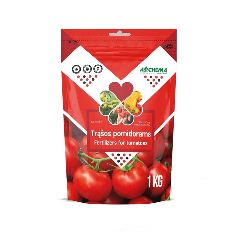 Trąšos pomidorams ir paprikoms Agrochema, 1 kg