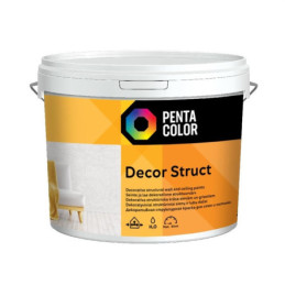 Dispersiniai faktūriniai dažai Pentacolor Decor, balta, 3 l