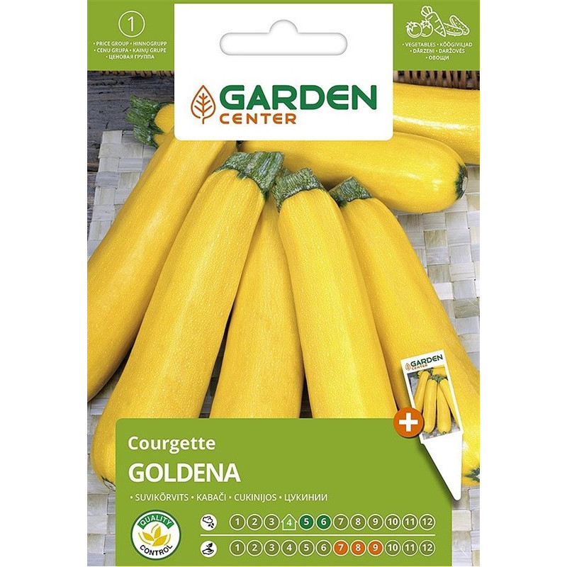 Sėklos Garden Center, cukinijos Goldena