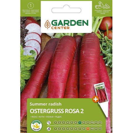 Ridikėlių OSTERGRUSS ROSA 2 sėklos