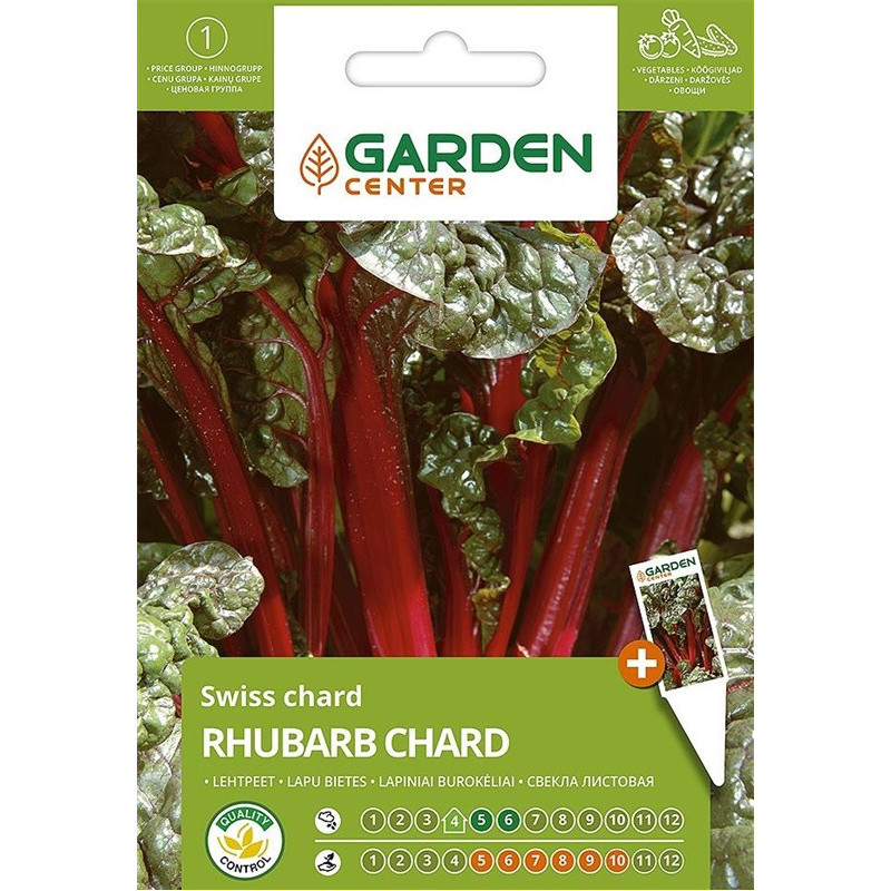 Lapinių burokėlių sėklos Mongold rhubarb chard, Sodo centras