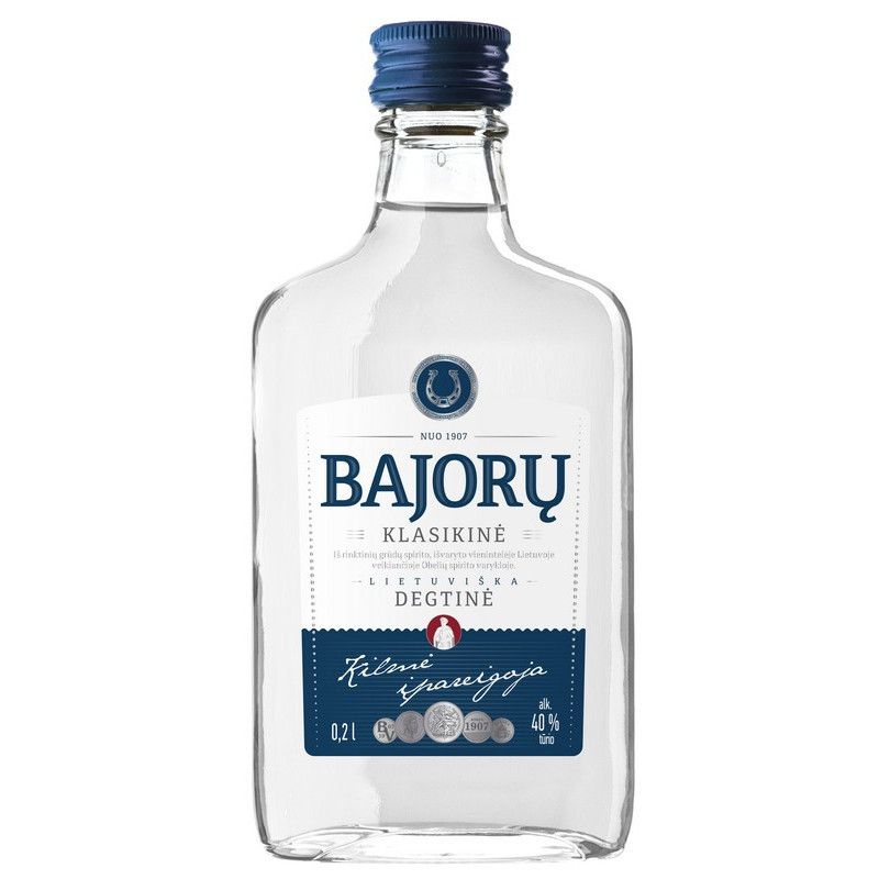 BAJORŲ KLASIKINĖ degtinė, 40 %, 0.2 l