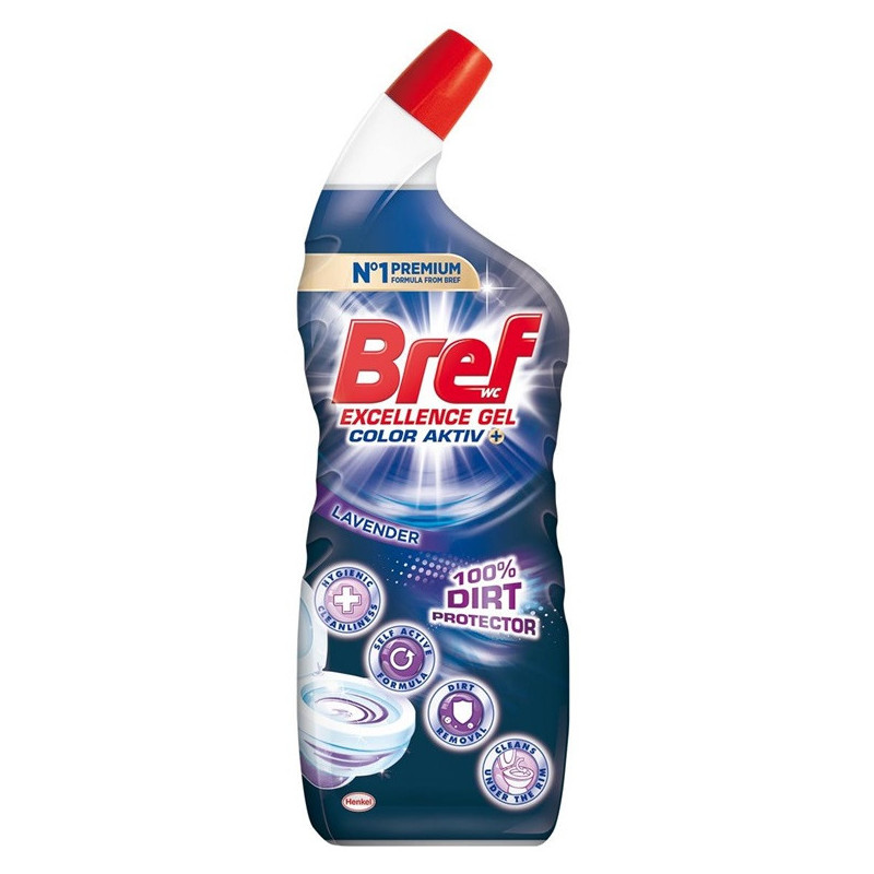 Unitazo valiklis BREF EXCELLENCE GEL+COLOR AKTIV, 700 ml