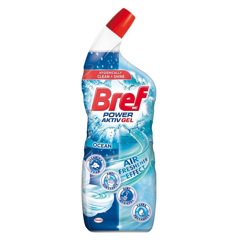 Unitazo valiklis BREF POWER AKTIV GEL OCEAN, 700 ml