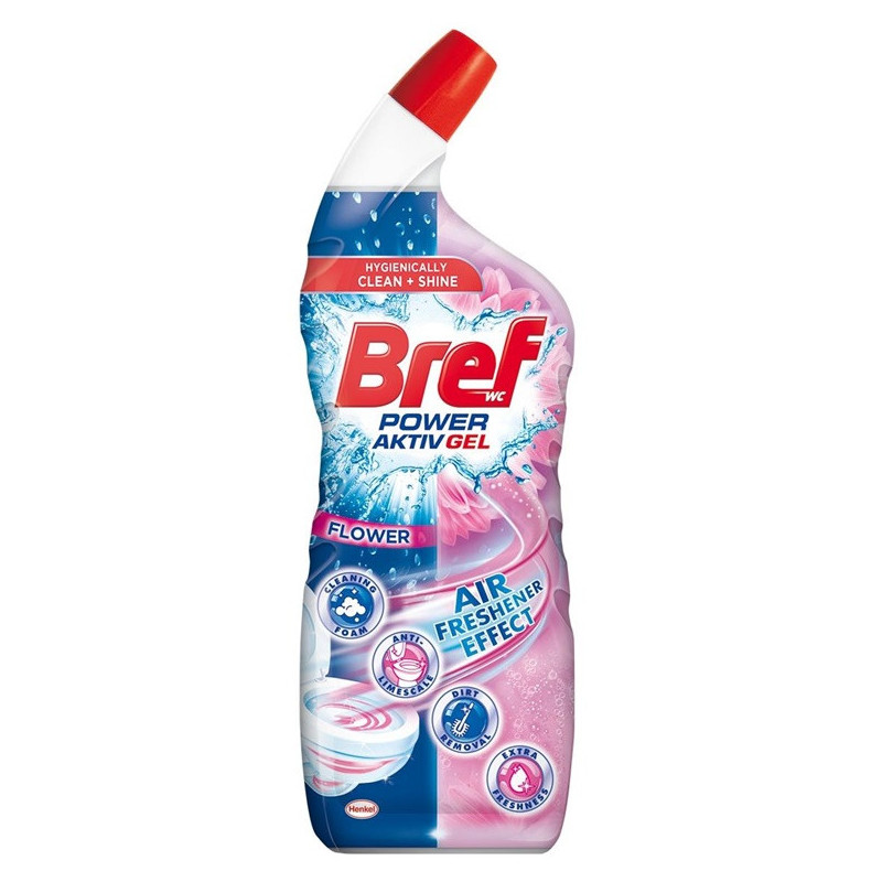 Unitazo valiklis BREF POWER AKTIV GEL FLOWER, 700 ml