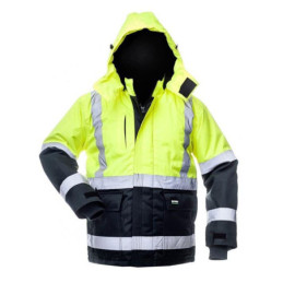 Striukė CANVAS HI-VIS FB-8946 geltona, mėlyna, M