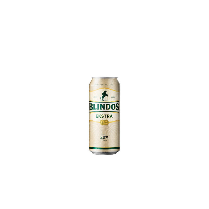 Alus BLINDOS EKSTRA, 5 %, 0.5 l