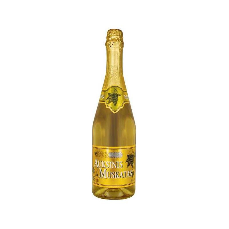 Ferm. gėrimas AUKSINIS MUSKATAS, 8 %, 0.75 l