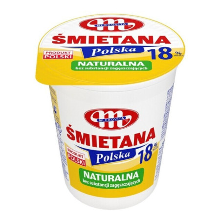 Grietinė MLEKOVITA, 18% rieb., 400 g