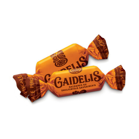 Saldainiai GAIDELIS su smulkintais sausainiais PERGALĖ, kg