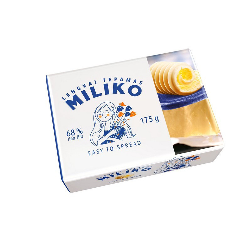 Tepus riebalų mišinys MILIKO, 68% rieb., 175 g