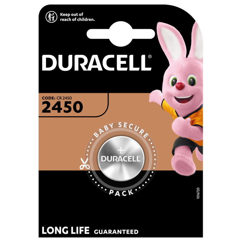 Elementas DURACELL 2450, 1 vnt