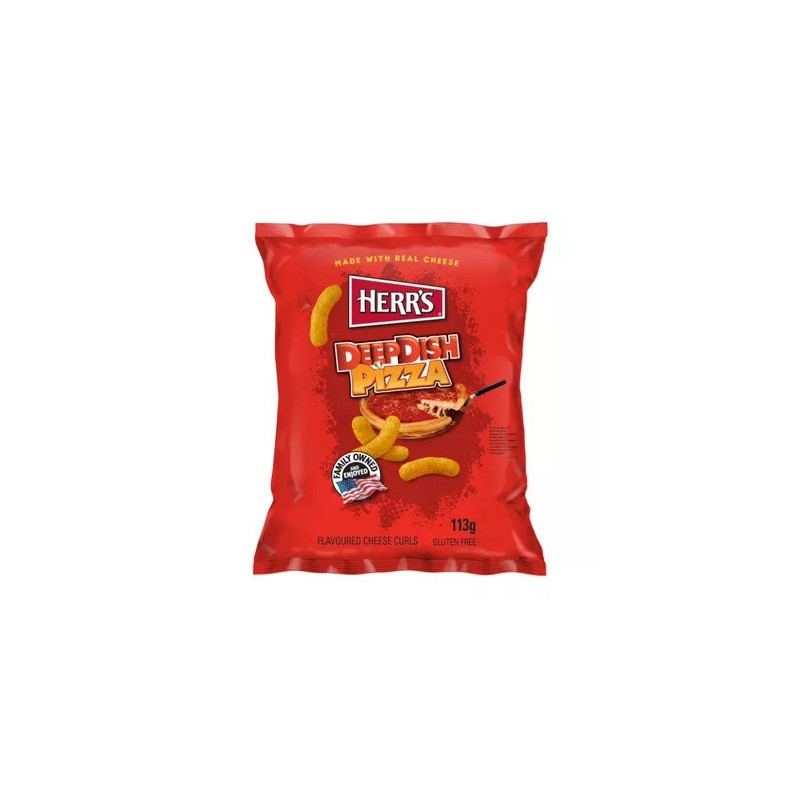 Traškučiai HERRS PIZZA CURLS, 113 g