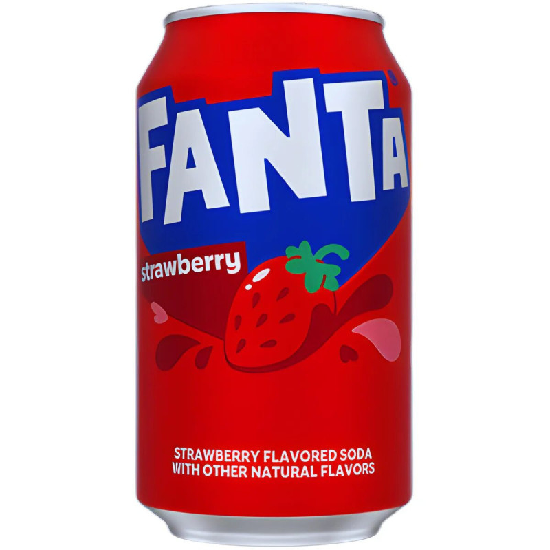 Gaivusis gėrimas FANTA STRAWBERRY, 355 ml