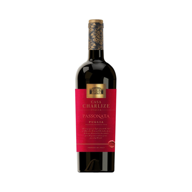 Vynas CASA CHARLIZE PASSONATA, raud. pus.saus., 13,5%, 750ml