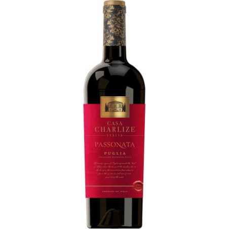 Vynas CASA CHARLIZE PASSONATA, raud. pus.saus., 13,5%, 750ml