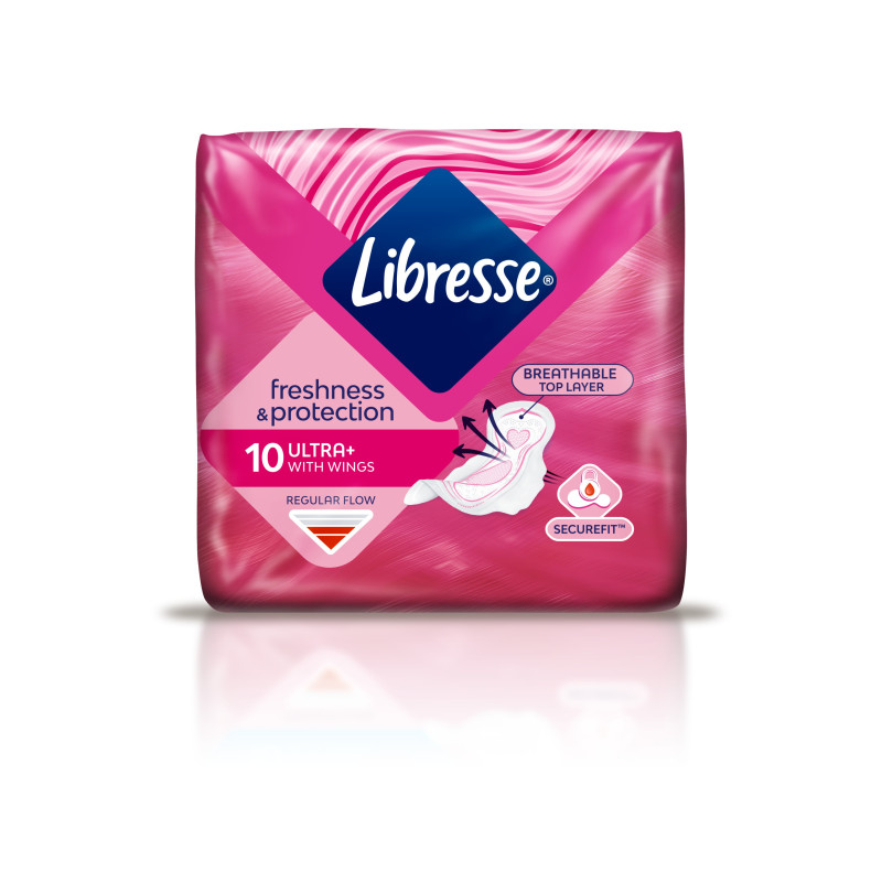 Higieniniai paketai LIBRESSE FRESHNESS PROTECTION, 10 vnt.