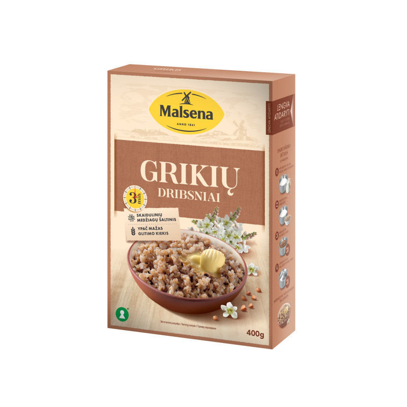 Grikių dribsniai MALSENA, 400 g