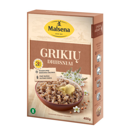 Grikių dribsniai MALSENA, 400 g