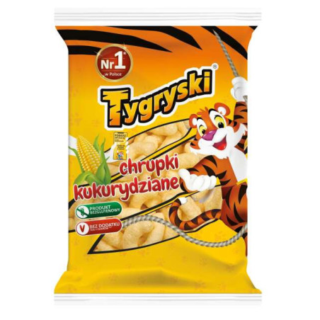 Kukurūzų lazdelės TYGRYSKI, 90 g