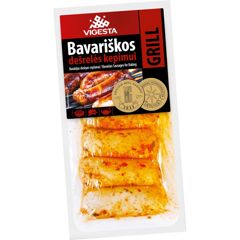 Bavariškos dešrelės GRILL, 450 g