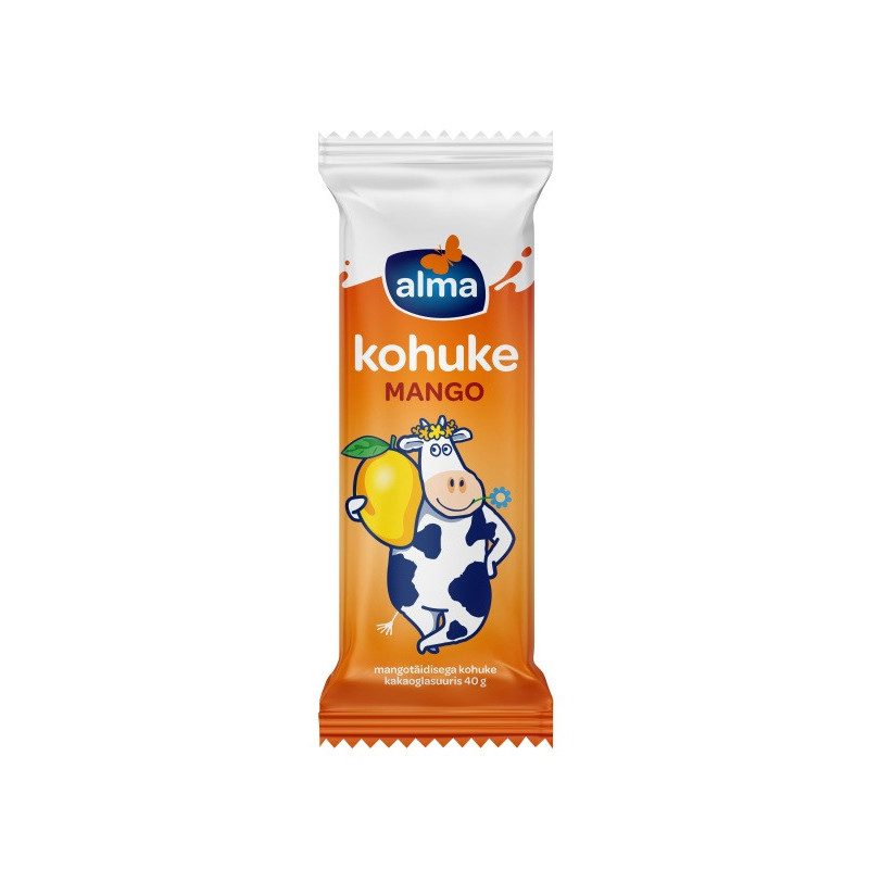 Varškės sūrelis ALMA su mangų įdaru, 20% rieb., 40 g