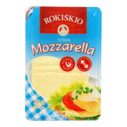 Sūris ROKIŠKIO MOZZARELLA, 43% rieb., 150 g