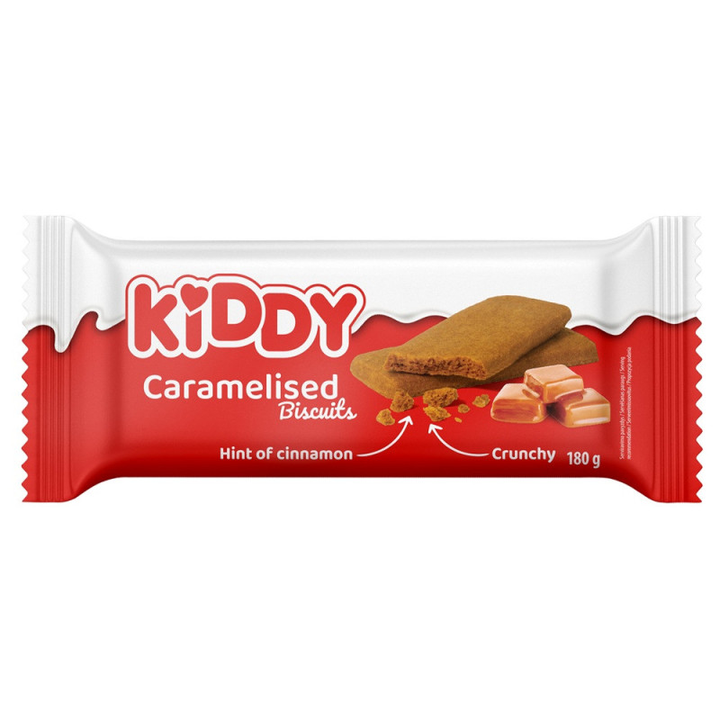 Karamelizuoti sausainiai KIDDY, 180 g