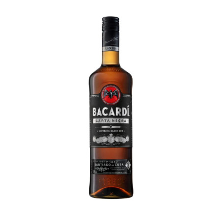 Romas BACARDI CARTA NEGRA, 37,5 %, 700 ml